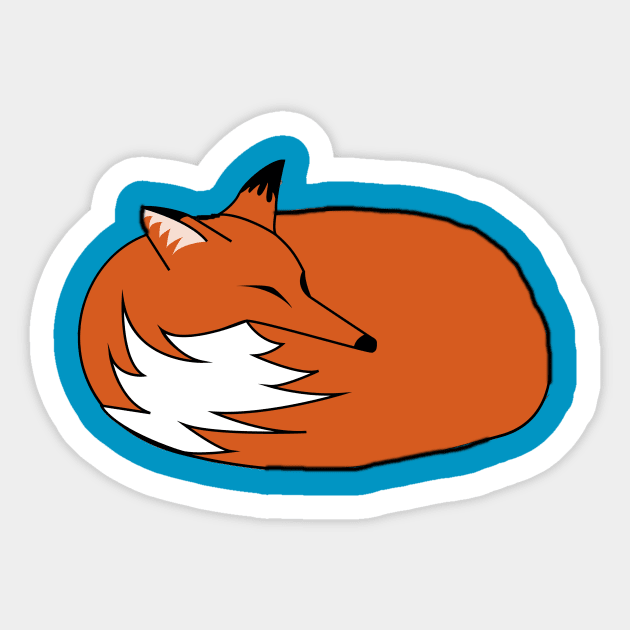 Witty Fox Sticker by PatrioTEEism